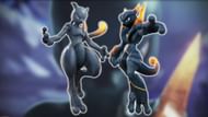 A Dark or Ghost-type Kalosian variant could draw inspiration from Shadow Mewtwo in Pokken Tournament (Image via The Pokemon Company)